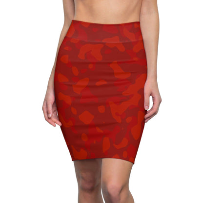 Red Camouflage Bleistiftrock Bleistiftrock 74.99 All Over Print, AOP, AOP Clothing, Assembled in the USA, Assembled in USA, Bleistiftrock, Camouflage, Made in the USA, Made in USA, Red, Skirts & Dresses, Sublimation, Women's Clothing JLR Design