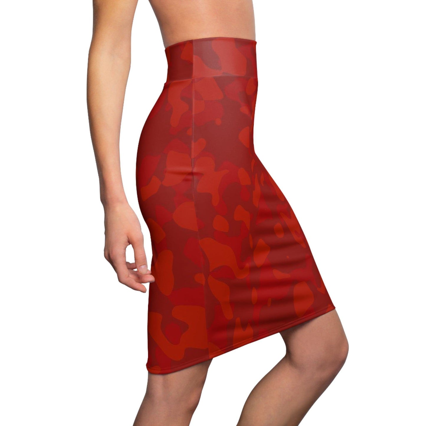 Red Camouflage Bleistiftrock Bleistiftrock 74.99 All Over Print, AOP, AOP Clothing, Assembled in the USA, Assembled in USA, Bleistiftrock, Camouflage, Made in the USA, Made in USA, Red, Skirts & Dresses, Sublimation, Women's Clothing JLR Design