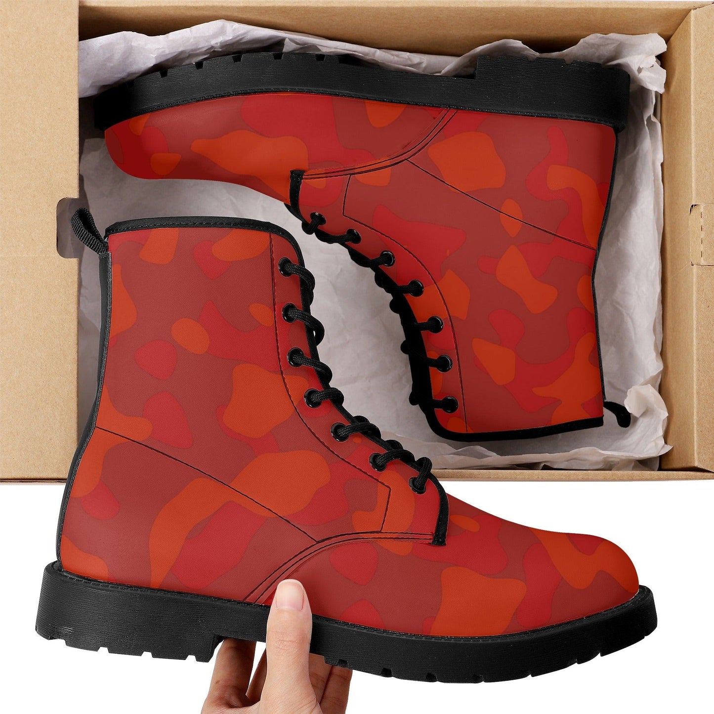 Red Camouflage Herren Stiefel Stiefel 82.99 Camouflage, Herren, Red, Stiefel JLR Design