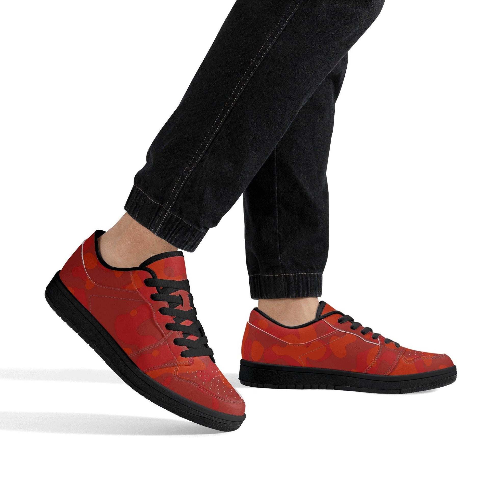 Red Camouflage Low Top Sneaker für Herren Low Top Sneaker 79.99 JLR Design