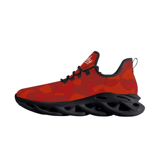 Red Camouflage Meeshy Flex Damen Sneaker -- Red Camouflage Meeshy Flex Damen Sneaker - undefined Sneaker | JLR Design