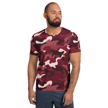 Red Camouflage v1 Sport-T-Shirt für Herren Sport T-Shirt JLR Design