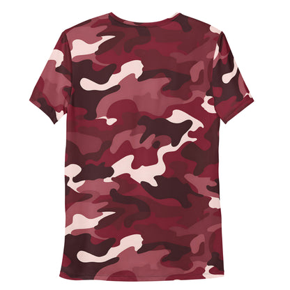 Red Camouflage v1 Sport-T-Shirt für Herren Sport T-Shirt JLR Design