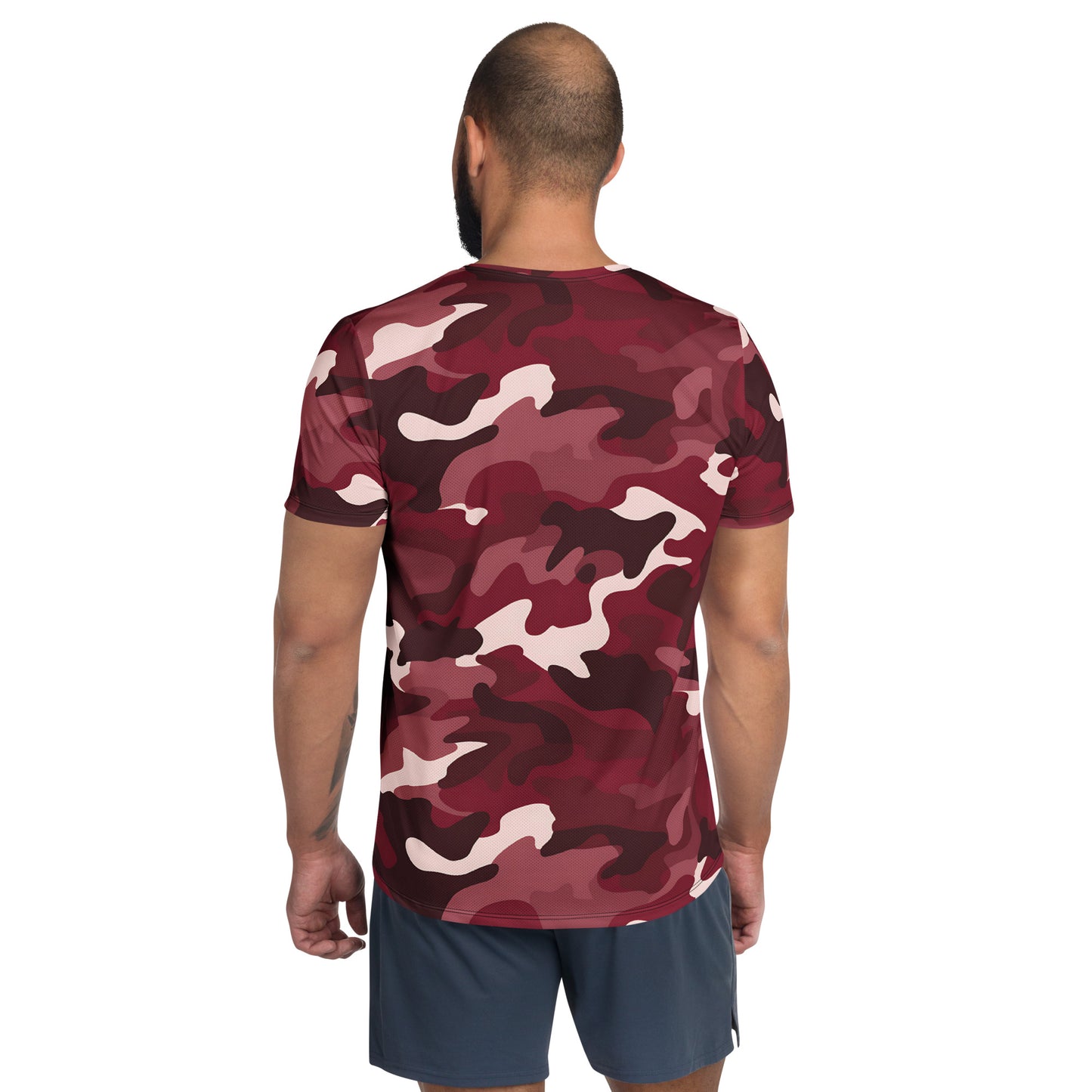 Red Camouflage v1 Sport-T-Shirt für Herren Sport T-Shirt JLR Design