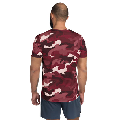 Red Camouflage v1 Sport-T-Shirt für Herren Sport T-Shirt JLR Design
