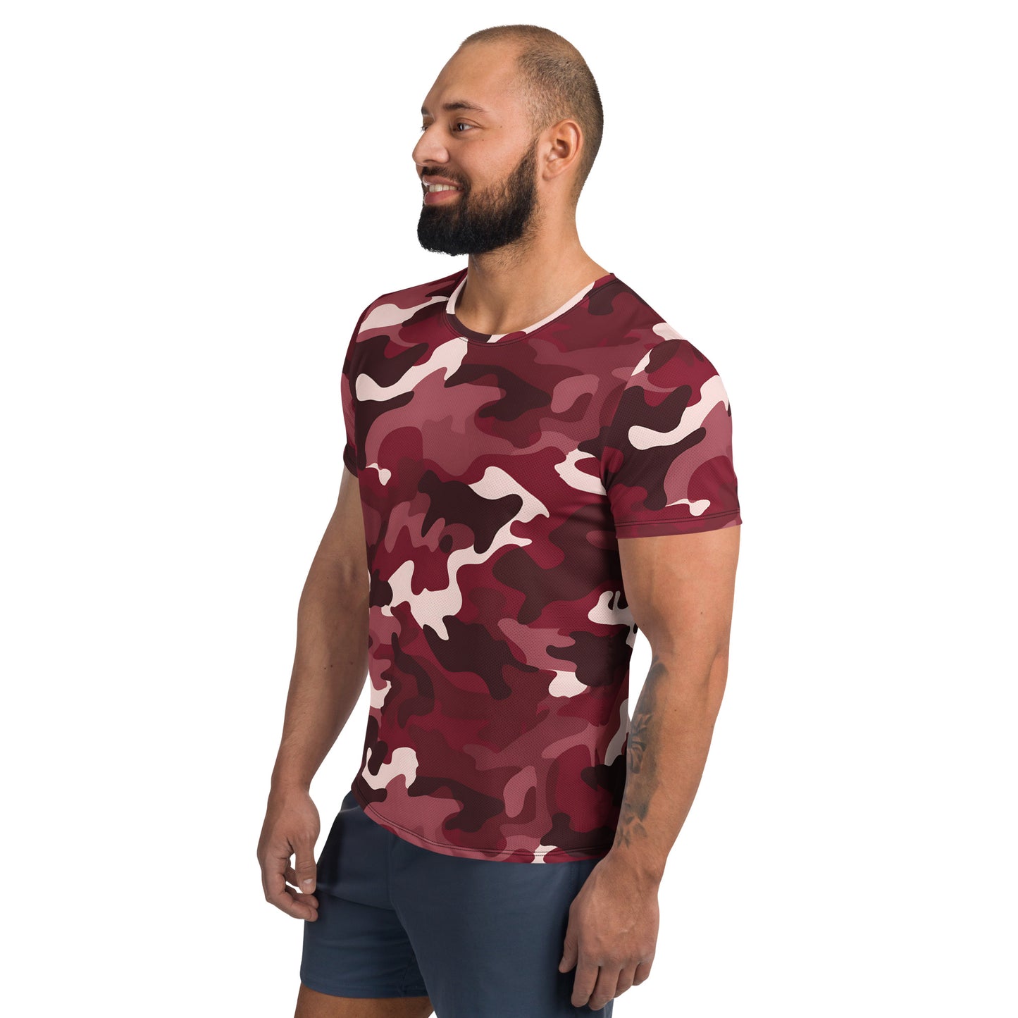 Red Camouflage v1 Sport-T-Shirt für Herren Sport T-Shirt JLR Design