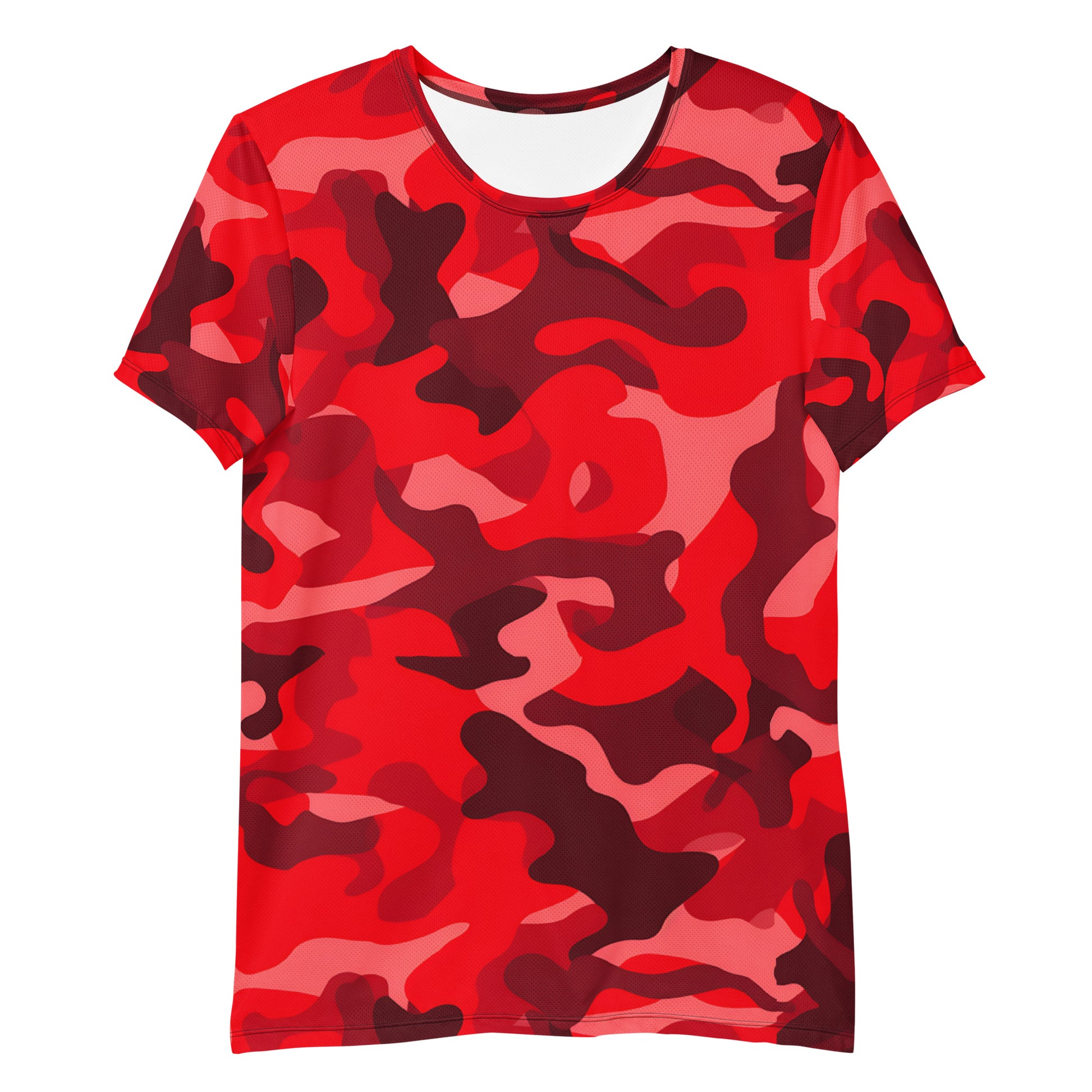 Red Camouflage v3 Sport-T-Shirt für Herren Sport T-Shirt JLR Design