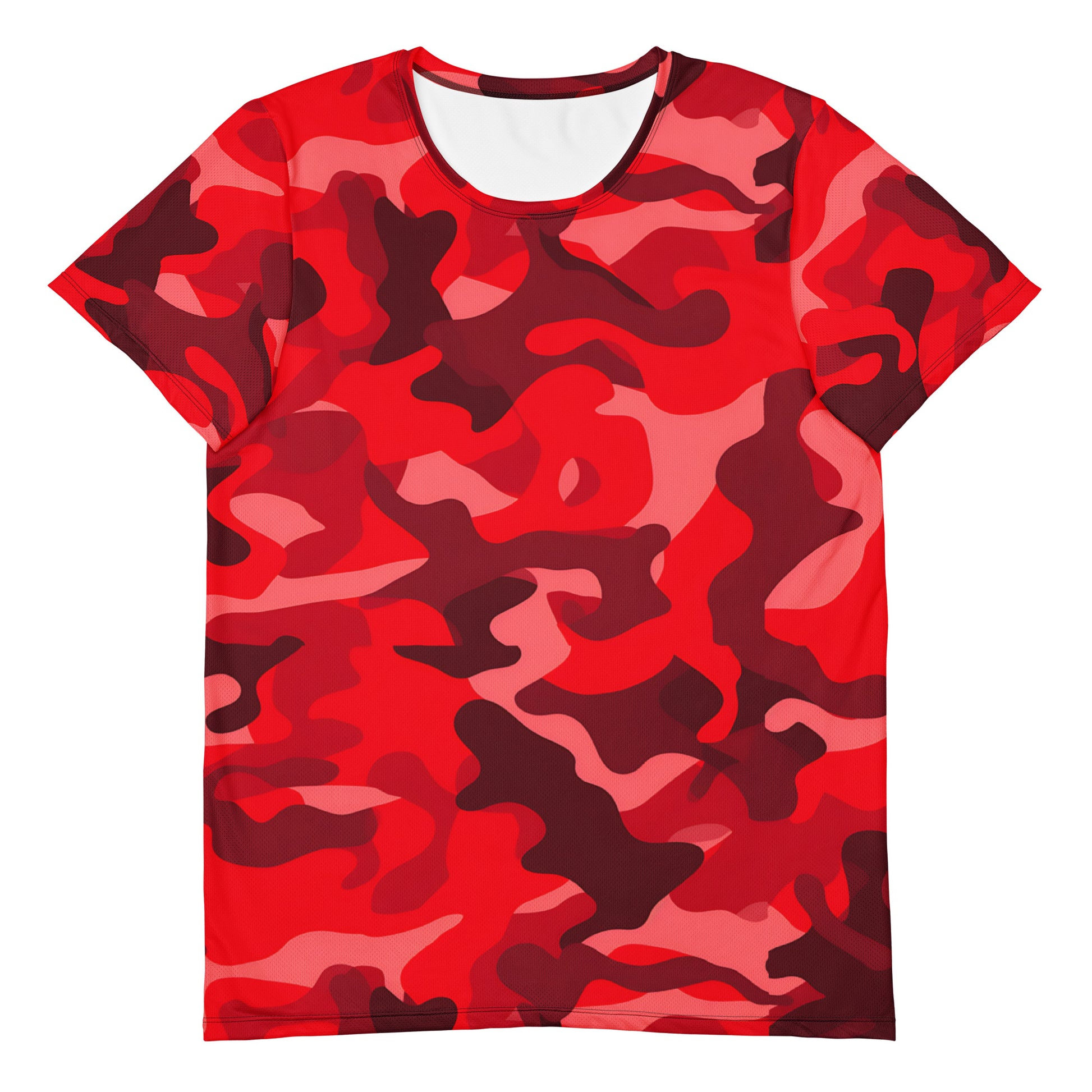 Red Camouflage v3 Sport-T-Shirt für Herren Sport T-Shirt JLR Design