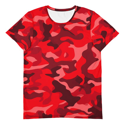 Red Camouflage v3 Sport-T-Shirt für Herren Sport T-Shirt JLR Design
