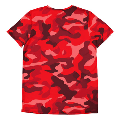 Red Camouflage v3 Sport-T-Shirt für Herren Sport T-Shirt JLR Design