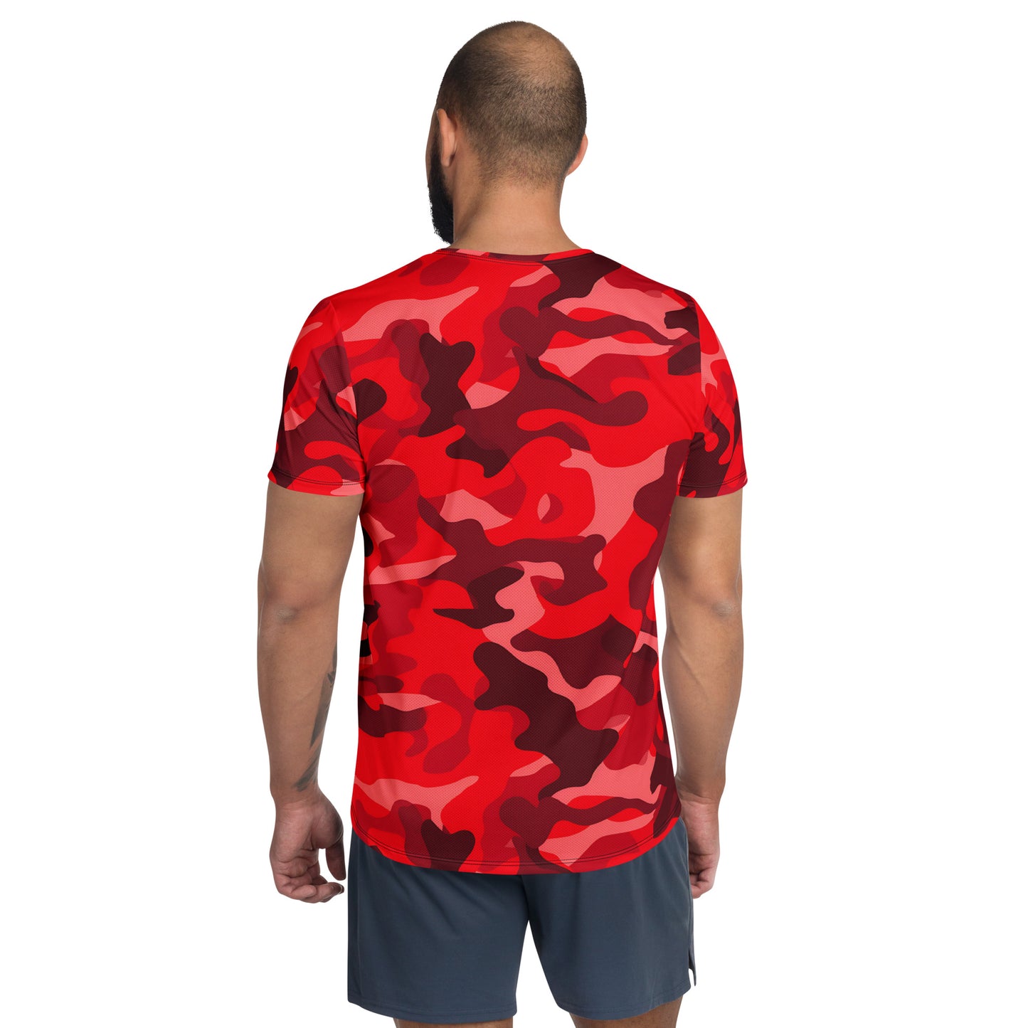 Red Camouflage v3 Sport-T-Shirt für Herren Sport T-Shirt JLR Design