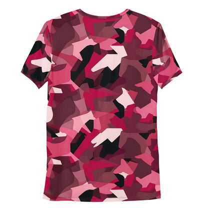 Red Camouflage v4 Sport-T-Shirt für Herren Sport T-Shirt JLR Design