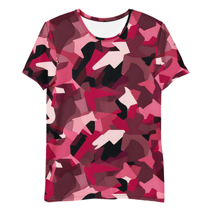 Red Camouflage v4 Sport-T-Shirt für Herren Sport T-Shirt JLR Design