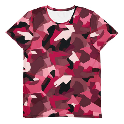 Red Camouflage v4 Sport-T-Shirt für Herren Sport T-Shirt JLR Design