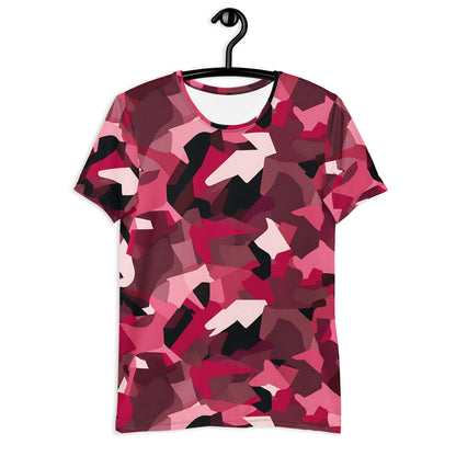 Red Camouflage v4 Sport-T-Shirt für Herren Sport T-Shirt JLR Design