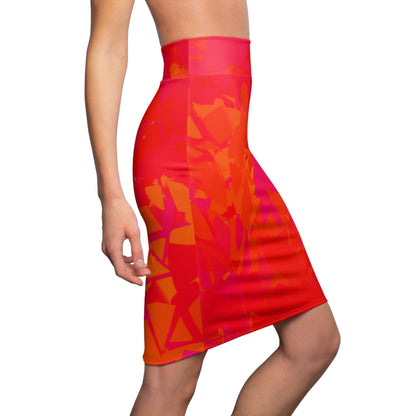 Red Crystal Bleistiftrock Bleistiftrock 74.99 All Over Print, AOP, AOP Clothing, Assembled in the USA, Assembled in USA, Bleistiftrock, Crystal, Made in the USA, Made in USA, Red, Skirts & Dresses, Sublimation, Women's Clothing JLR Design