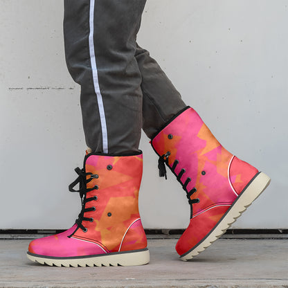 Red Crystal Chic Boots mit Plüschfutter Stiefel JLR Design