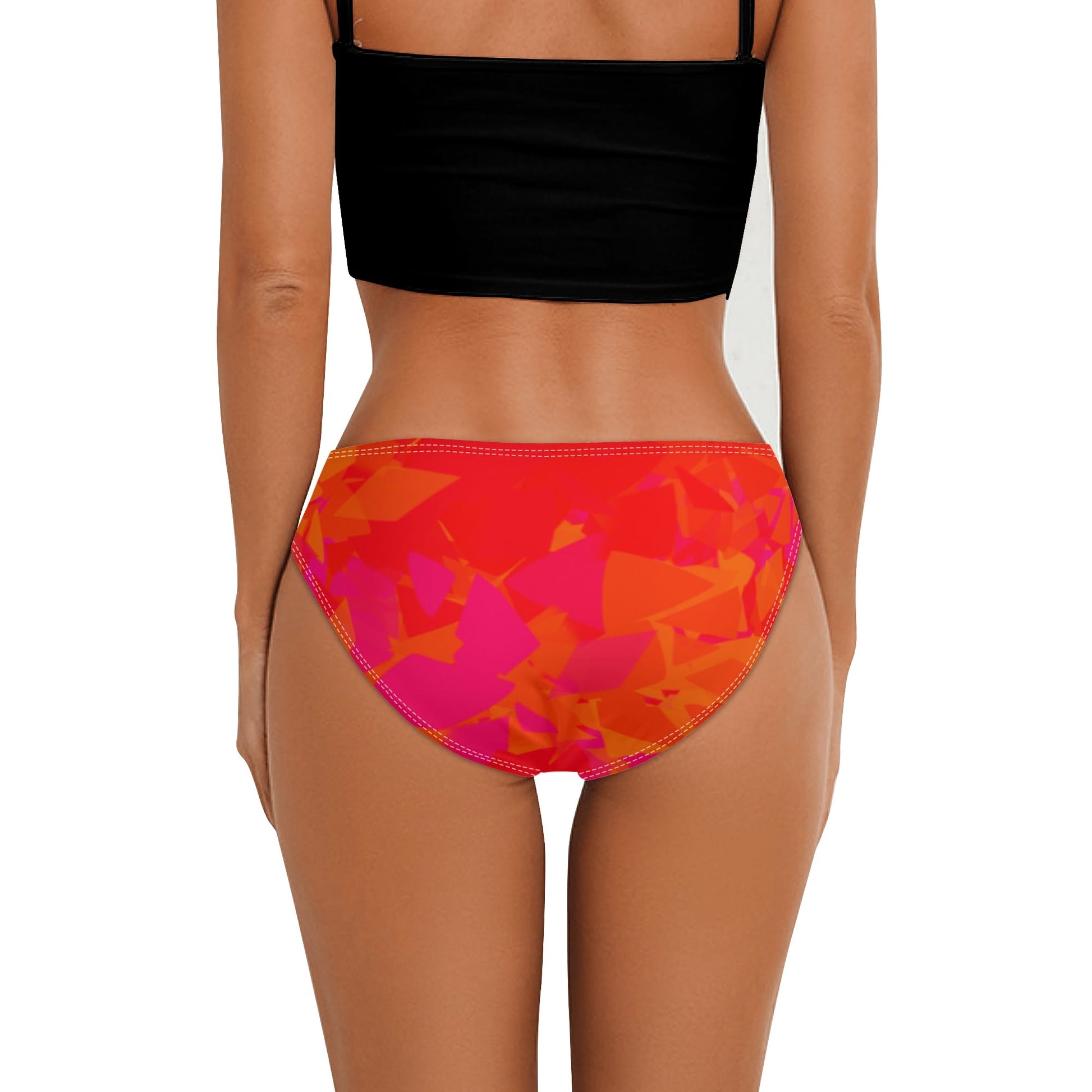 Red Crystal Damen Slip Damen Slip JLR Design