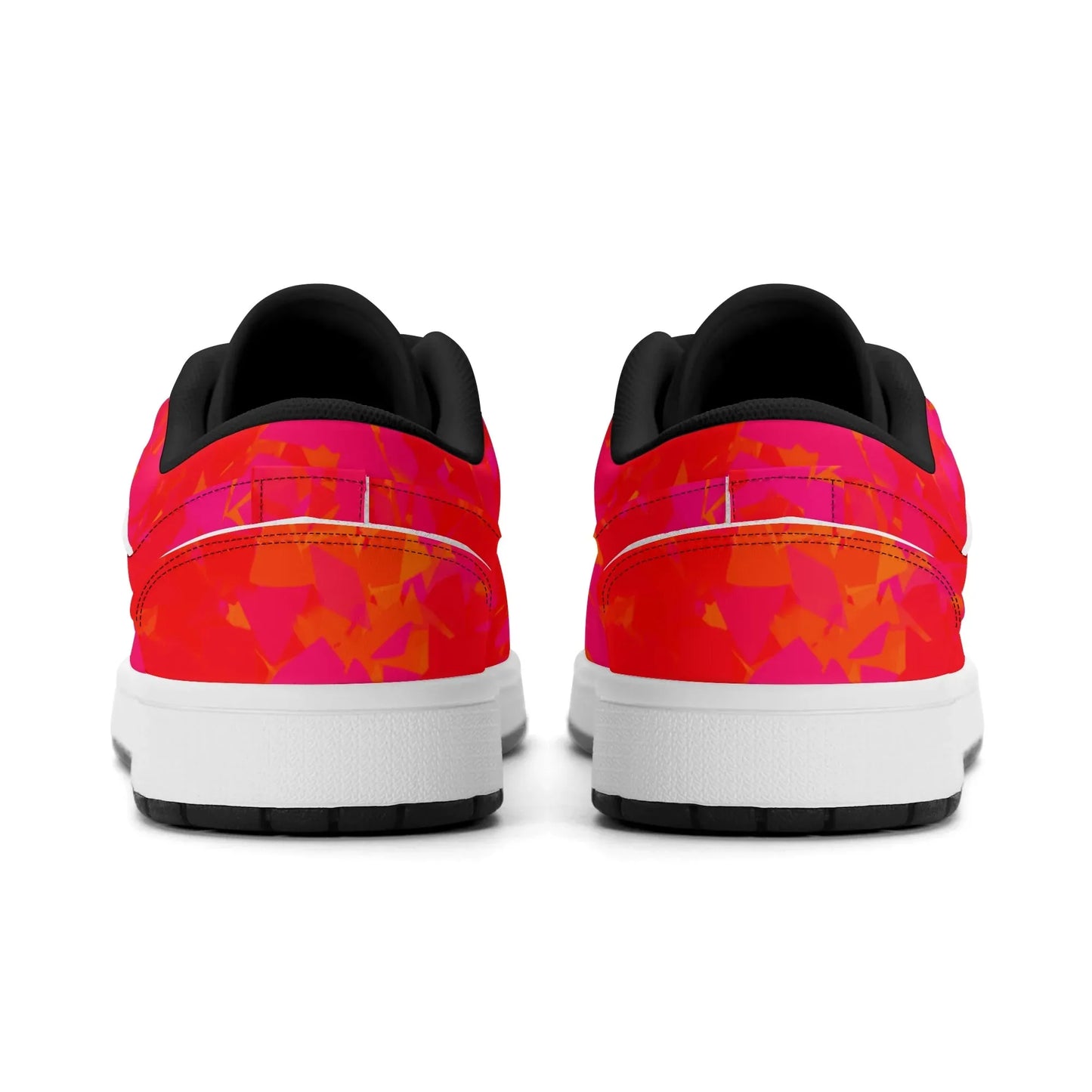 red-crystal-low-top-leder-sneaker-fur-damen-sneaker-jlr-design-16894 - JLR Design