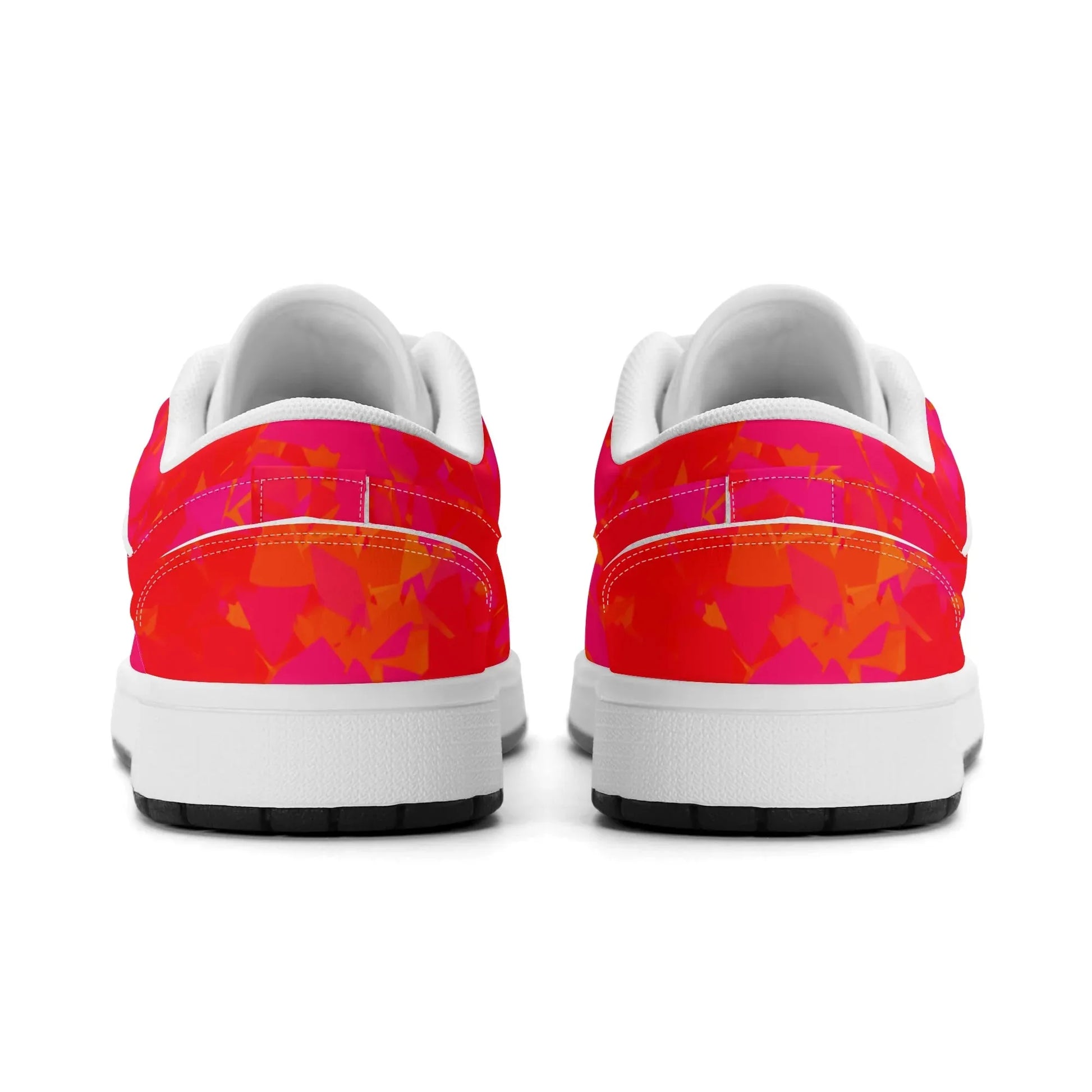 red-crystal-low-top-leder-sneaker-fur-damen-sneaker-jlr-design-33848 - JLR Design