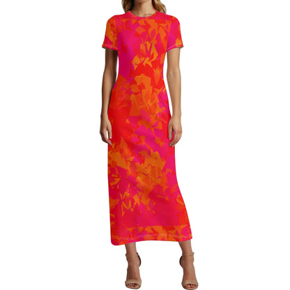 red-crystal-short-sleeve-long-dress-long-dress-jlr-design-53114 - JLR Design