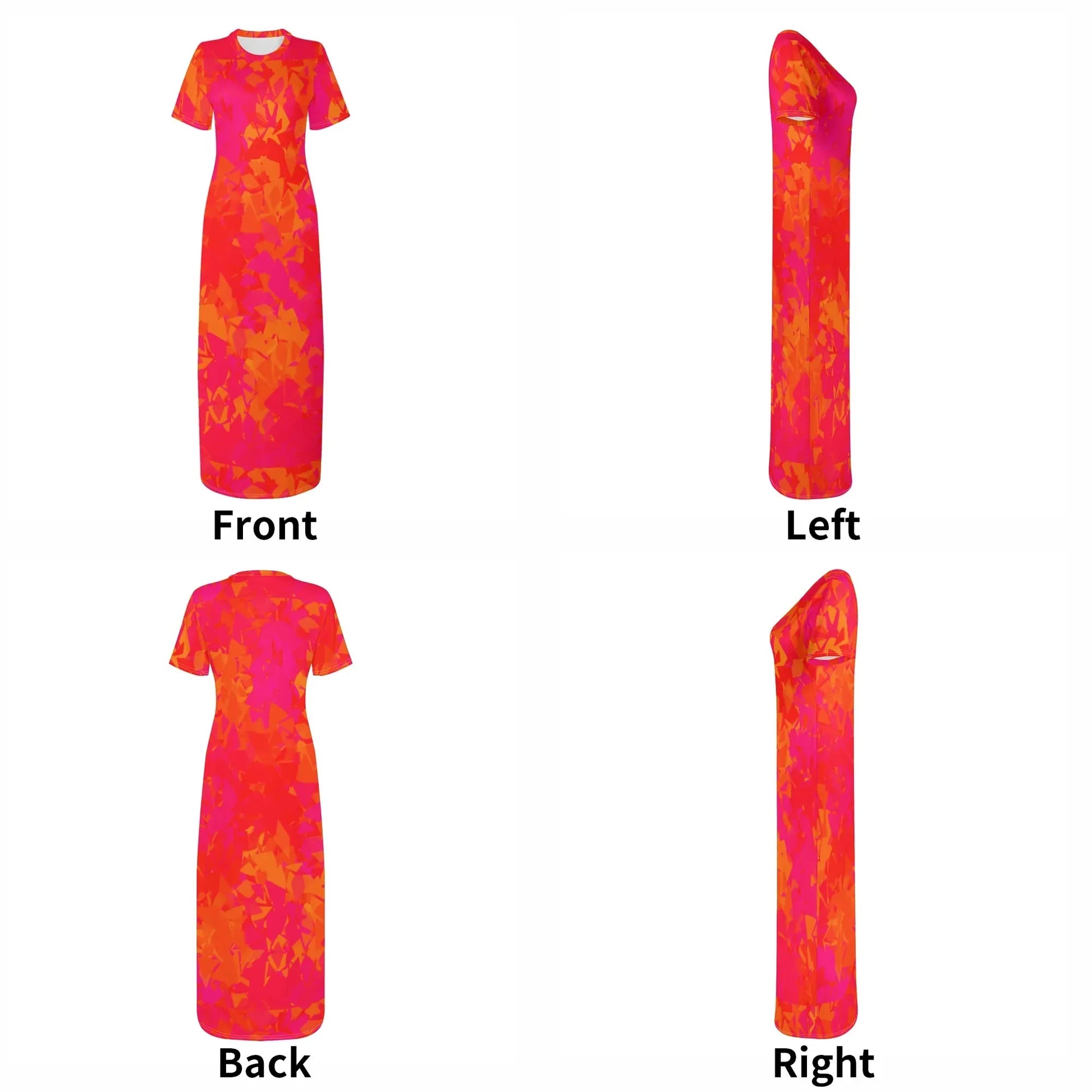 red-crystal-short-sleeve-long-dress-long-dress-jlr-design-73913 - JLR Design