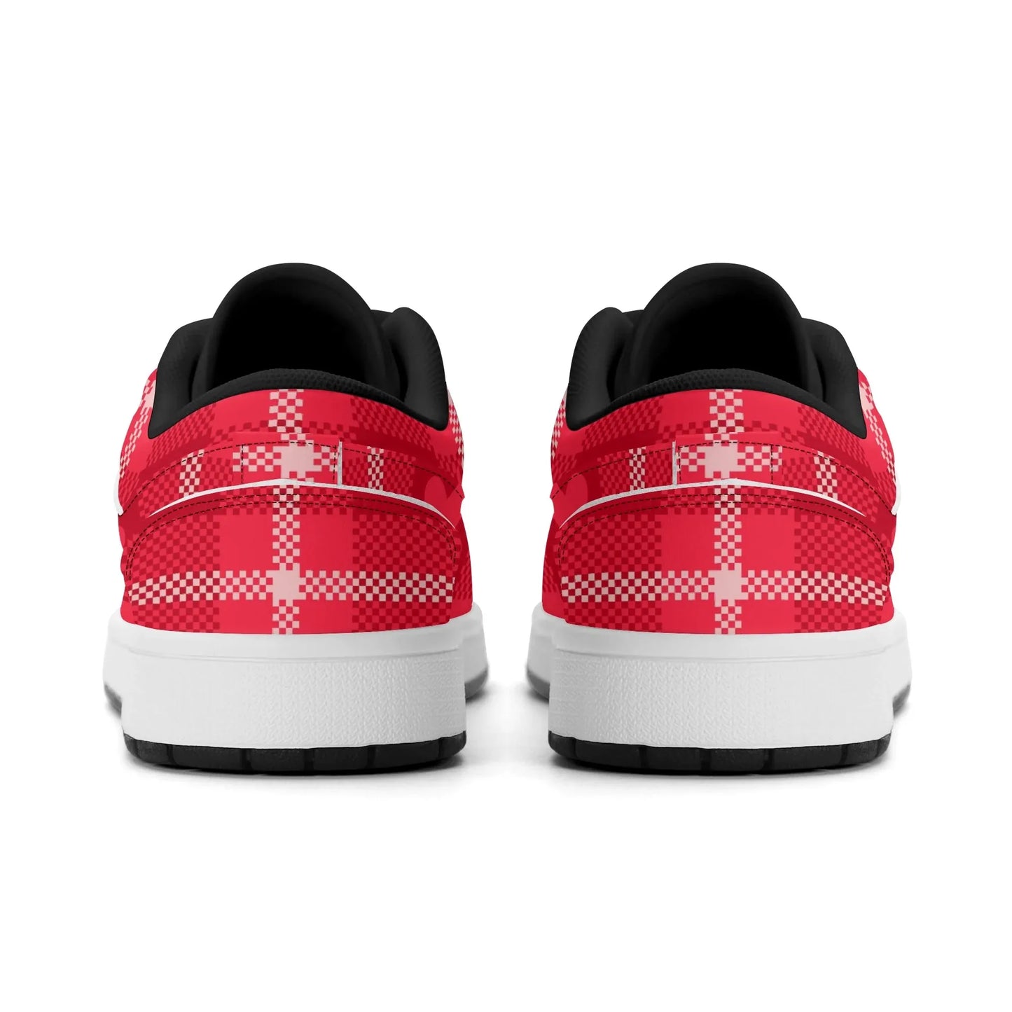 red-flanell-heart-low-top-leder-sneaker-fur-herren-sneaker-jlr-design-73128 - JLR Design