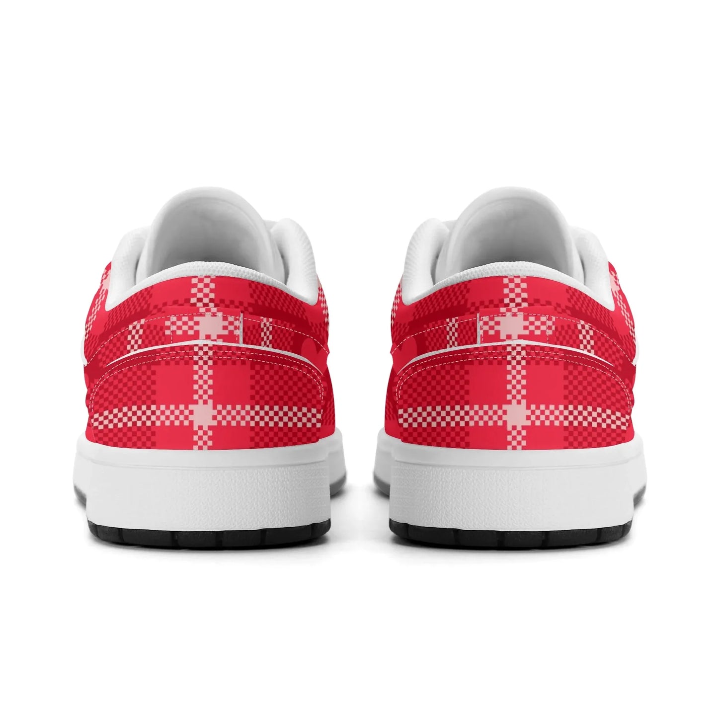 red-flanell-heart-low-top-leder-sneaker-fur-herren-sneaker-jlr-design-64781 - JLR Design