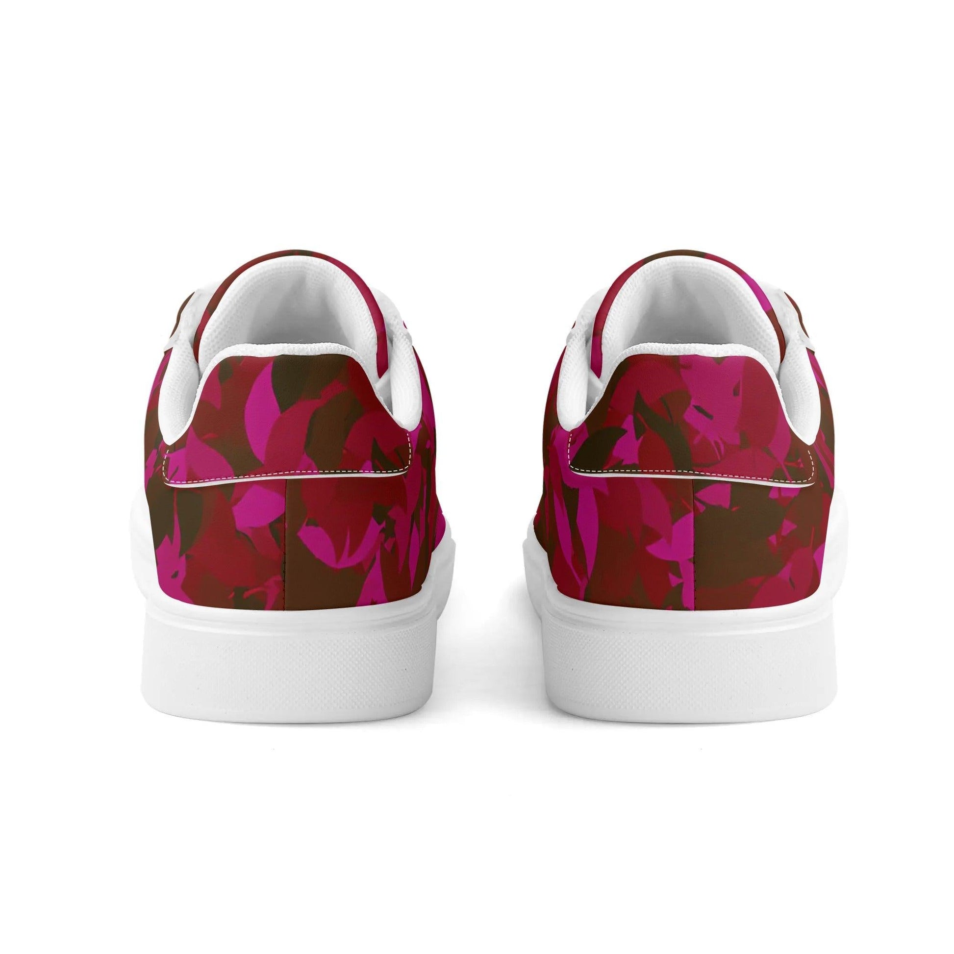 Red Leaf Low Top Leather Sneaker Low Top Sneaker 83.99 Leaf, Leather, Low, red, Sneaker, Top JLR Design