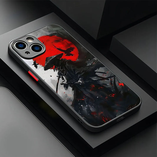 red-moon-samurai-handyhulle-fur-iphone-7-8-11-12-13-14-15-16-minipluspropromax-handyhulle-jlr-design-44266 - JLR Design