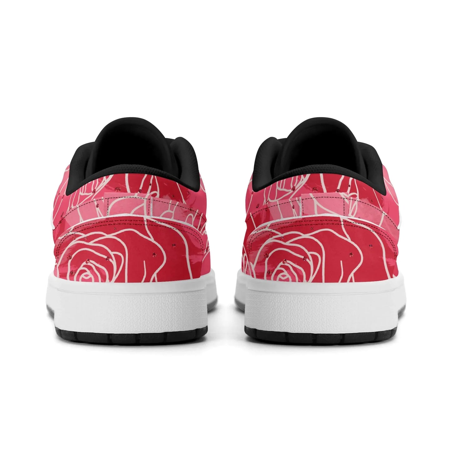 red-rose-low-top-leder-sneaker-fur-herren-sneaker-jlr-design-13625 - JLR Design