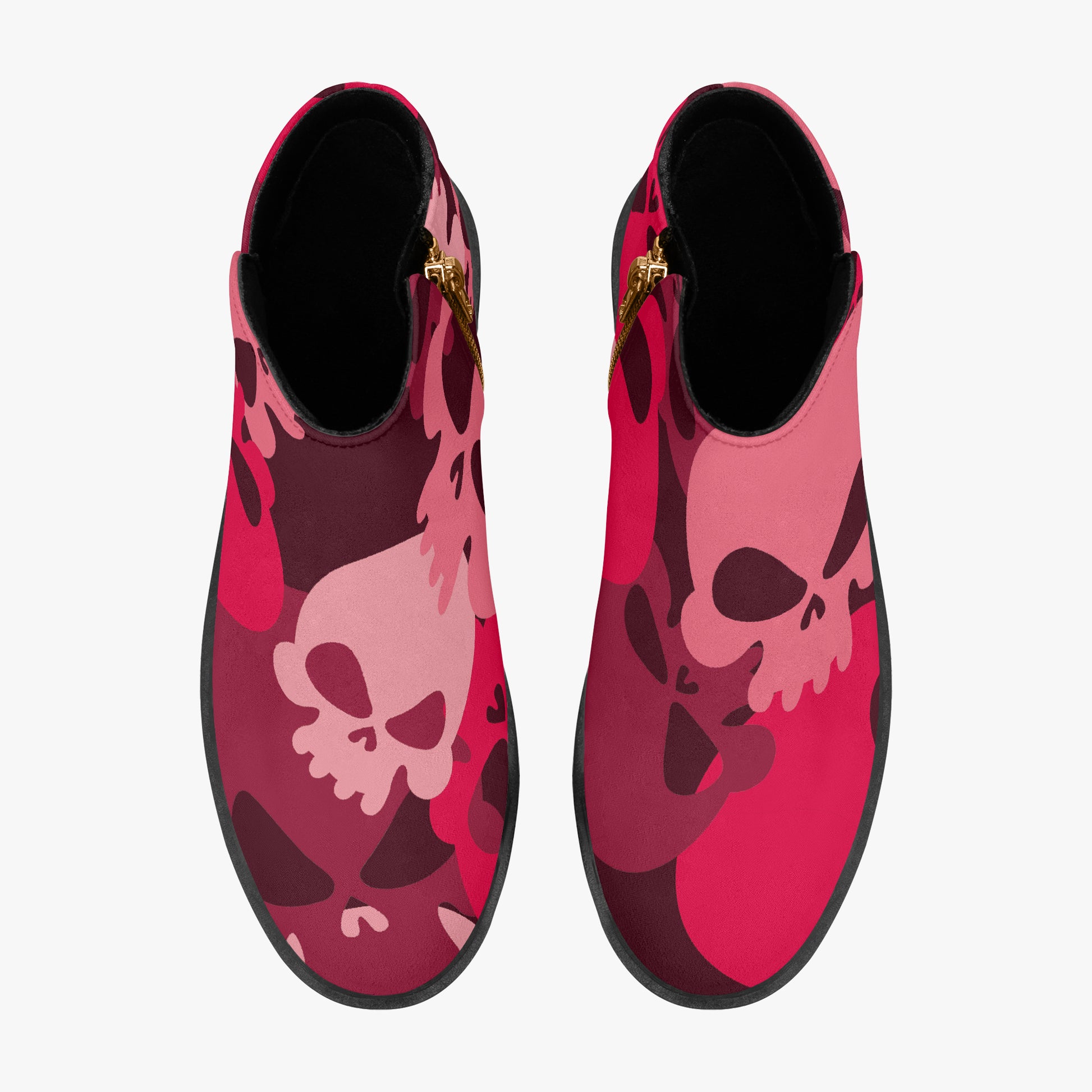 Red Skull elegante Reißverschluss-Stiefeletten Stiefeletten JLR Design