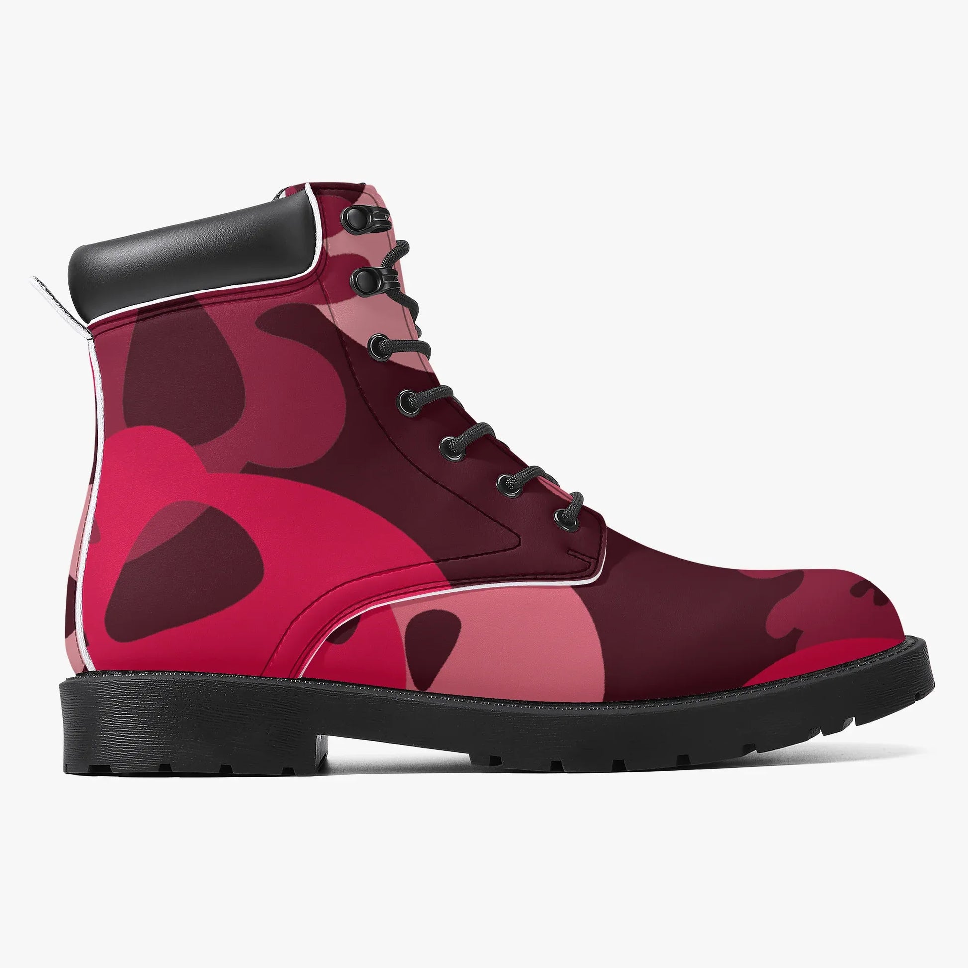 Red Skull Leder Boots | Stylische und Warme Winterstiefel Boots JLR Design