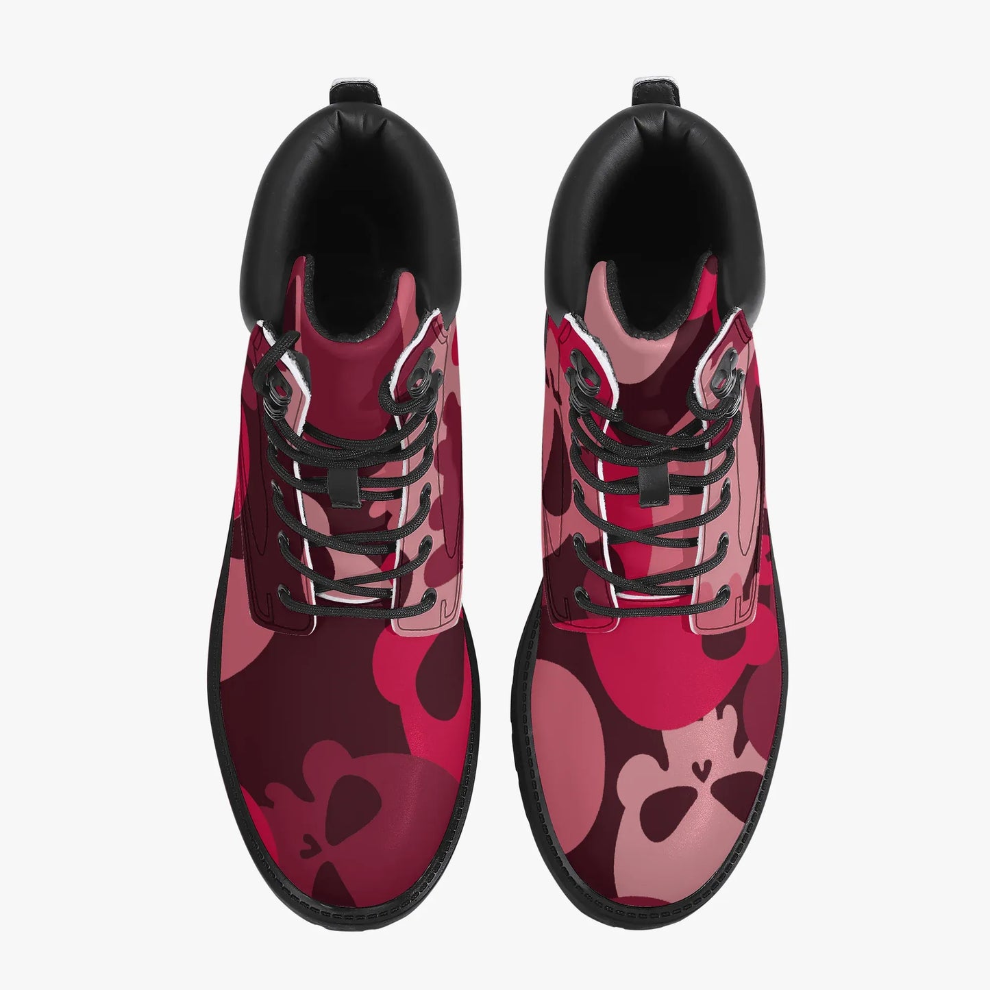 Red Skull Leder Boots | Stylische und Warme Winterstiefel Boots JLR Design