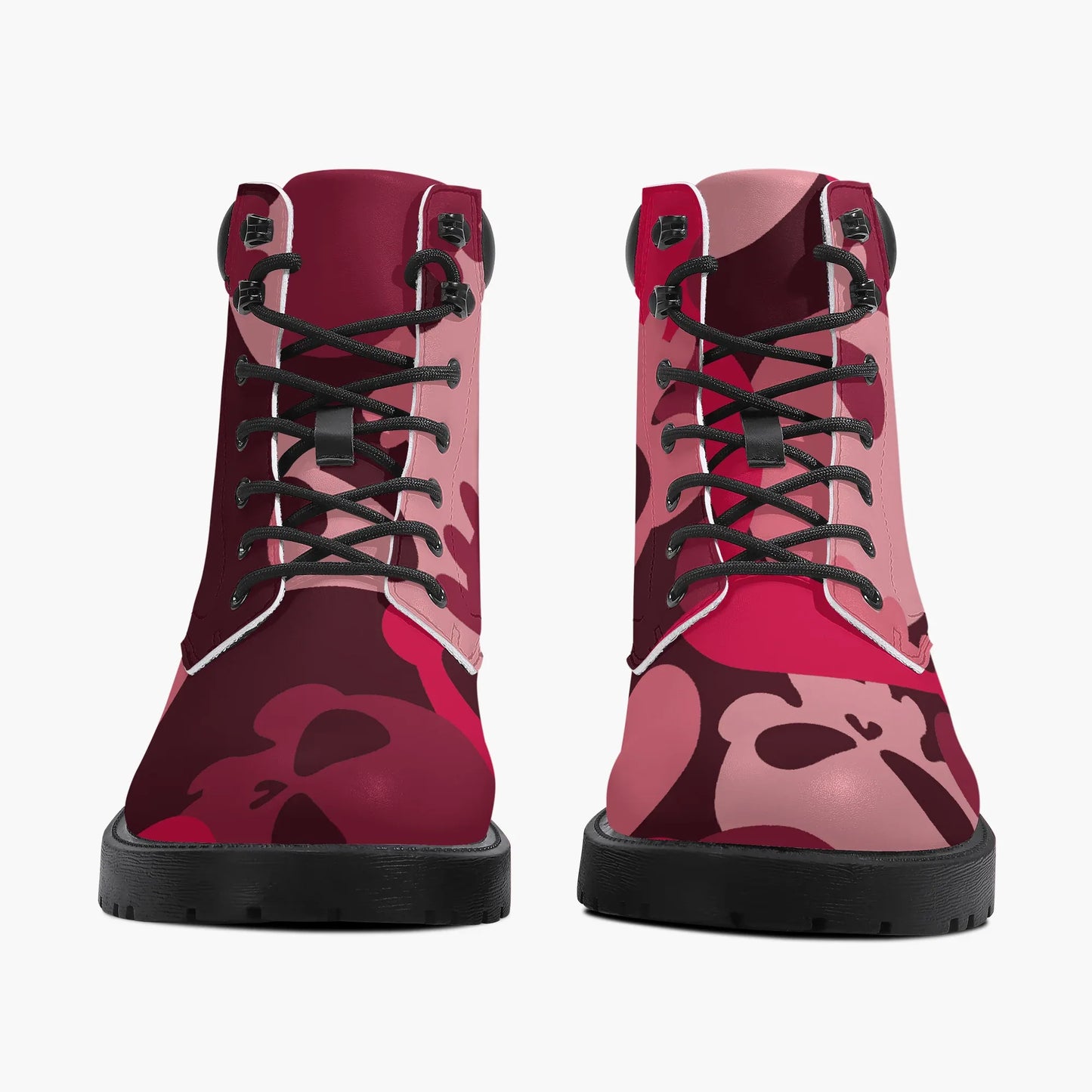 Red Skull Leder Boots | Stylische und Warme Winterstiefel Boots JLR Design