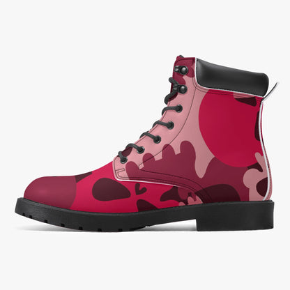 Red Skull Leder Boots | Stylische und Warme Winterstiefel Boots JLR Design