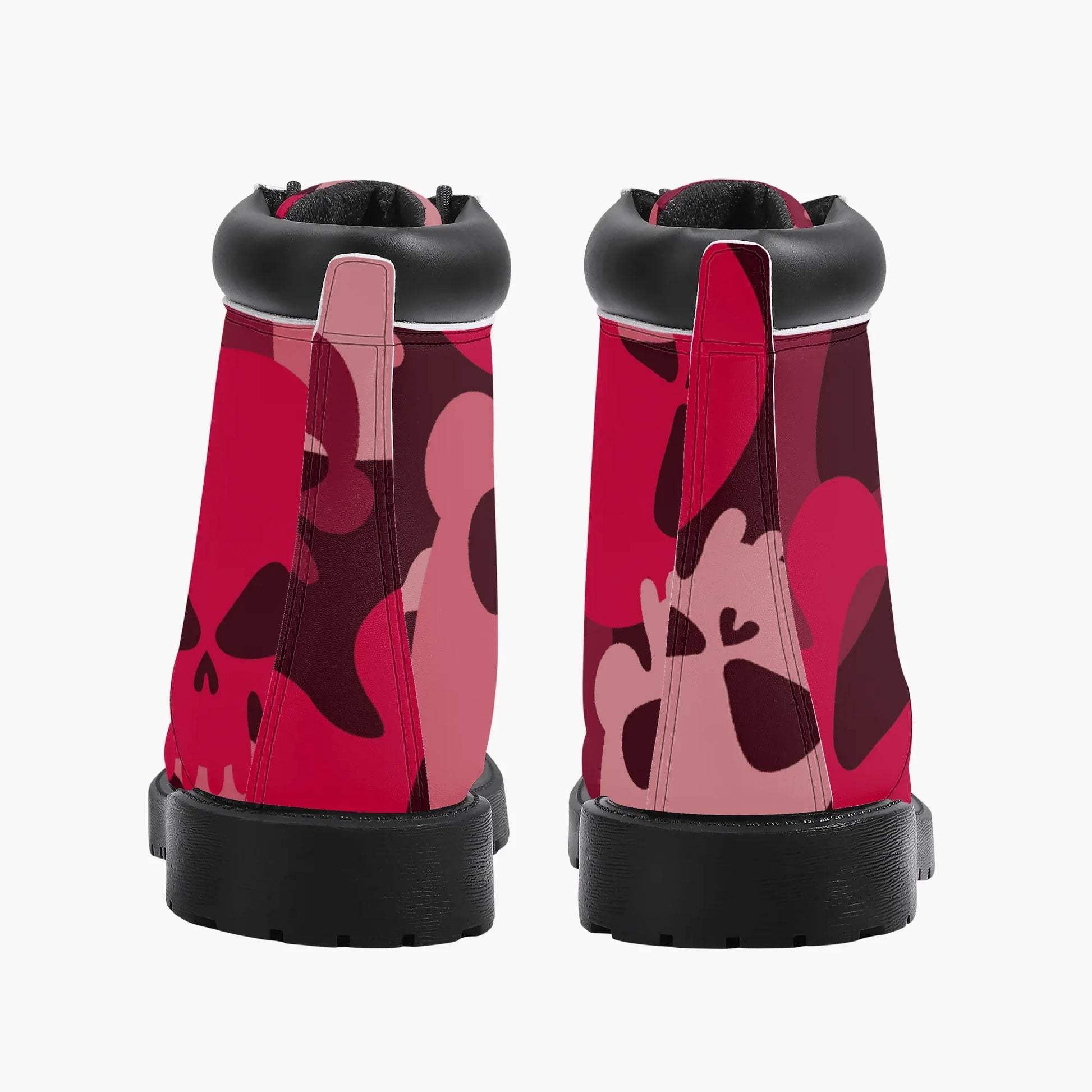 Red Skull Leder Boots | Stylische und Warme Winterstiefel Boots JLR Design