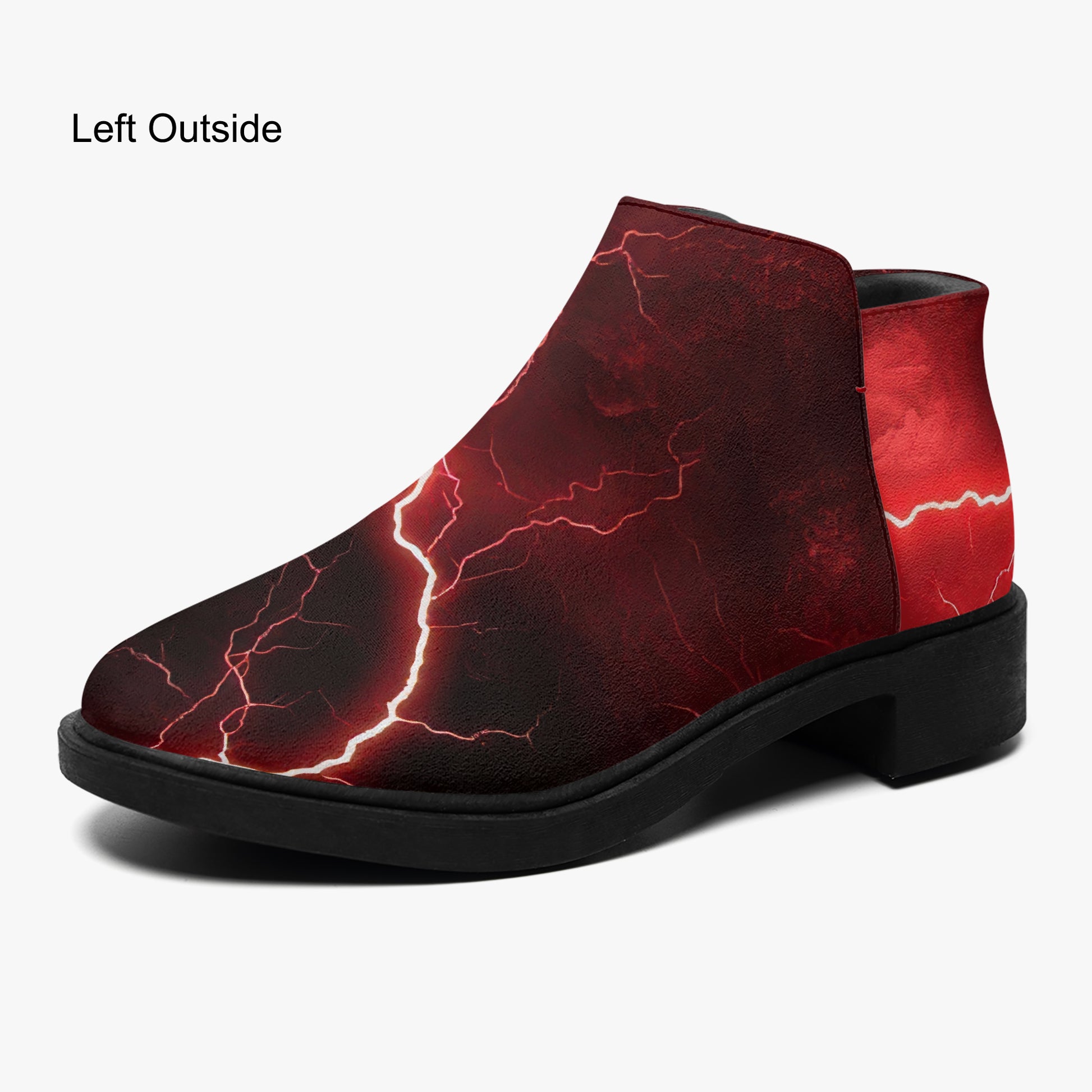 Red Thunder elegante Reißverschluss-Stiefeletten Stiefeletten JLR Design