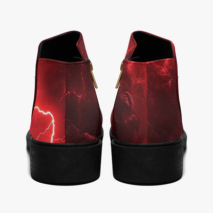 Red Thunder elegante Reißverschluss-Stiefeletten Stiefeletten JLR Design