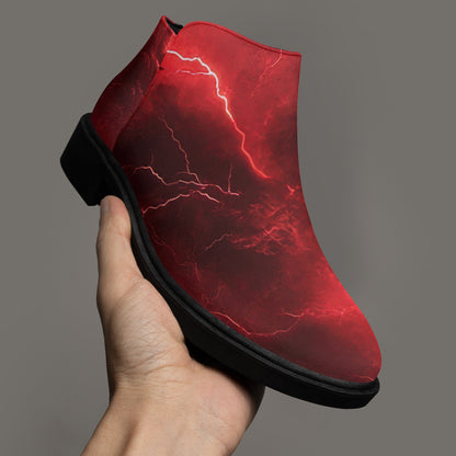 Red Thunder elegante Reißverschluss-Stiefeletten Stiefeletten JLR Design