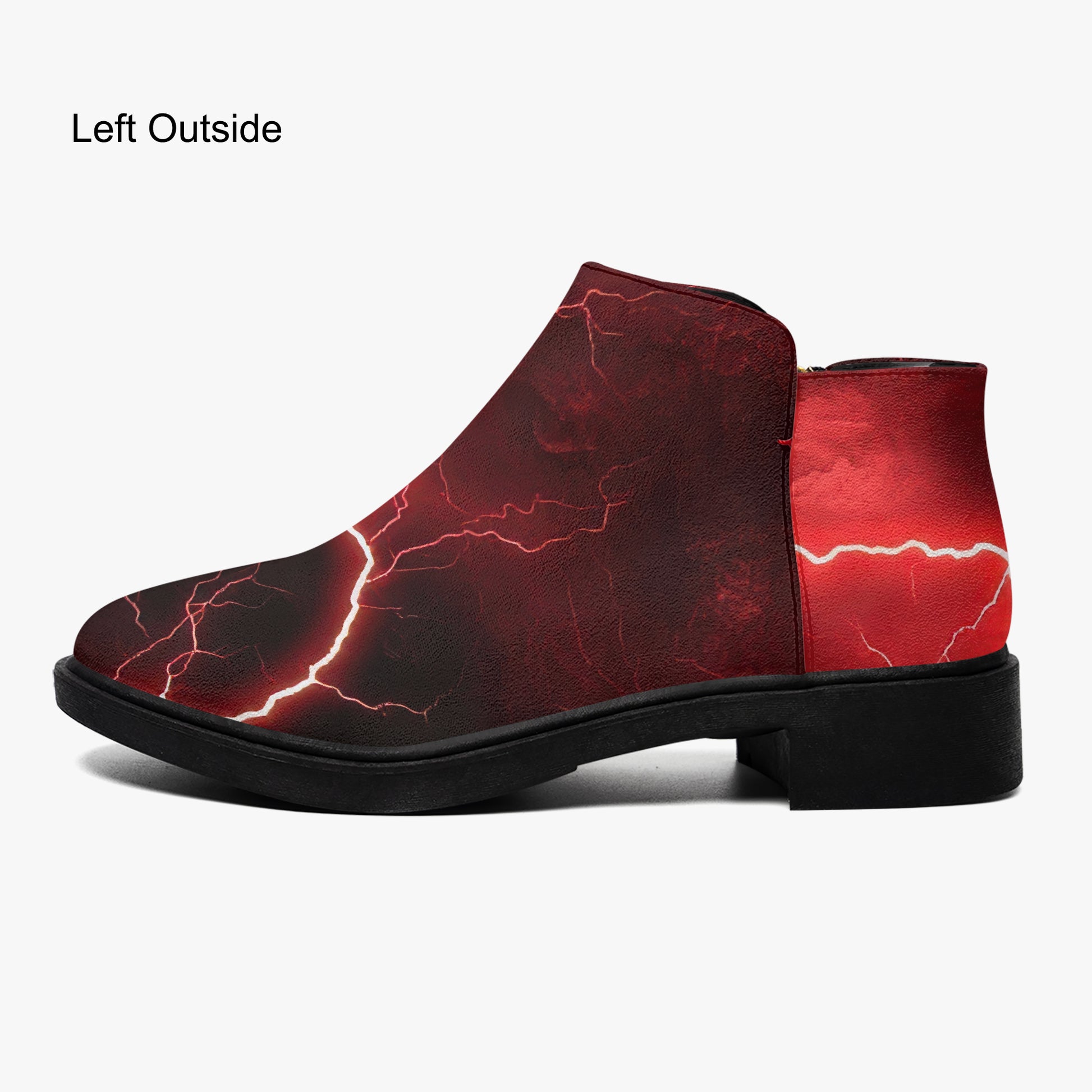 Red Thunder elegante Reißverschluss-Stiefeletten Stiefeletten JLR Design