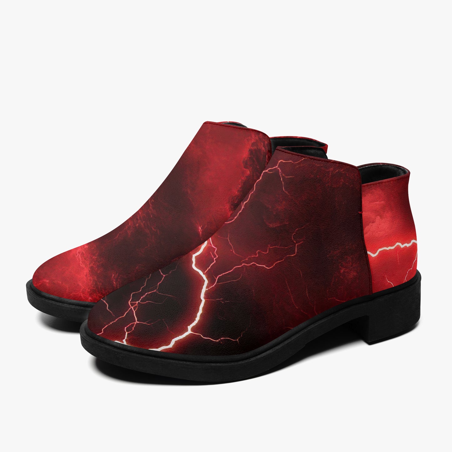 Red Thunder elegante Reißverschluss-Stiefeletten Stiefeletten JLR Design