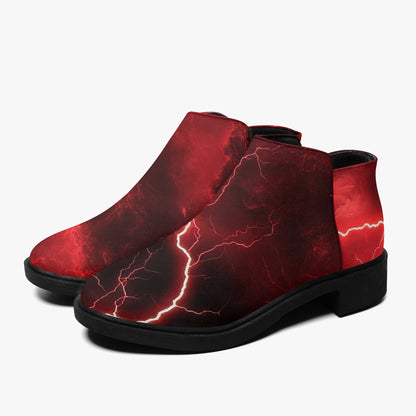 Red Thunder elegante Reißverschluss-Stiefeletten Stiefeletten JLR Design