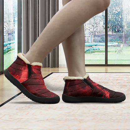 Red Thunder Faux Fur Slipper Slipper JLR Design