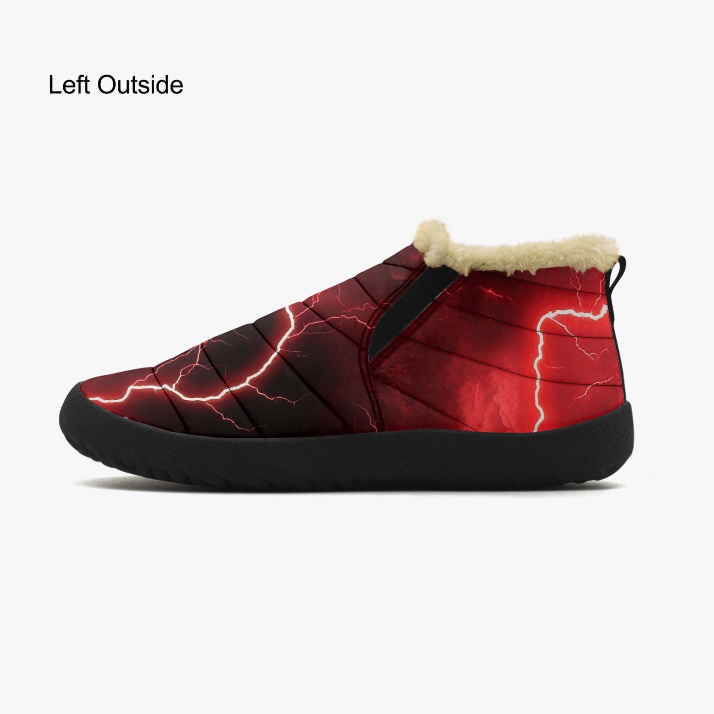 Red Thunder Faux Fur Slipper Slipper JLR Design