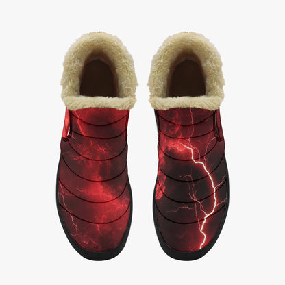 Red Thunder Faux Fur Slipper Slipper JLR Design