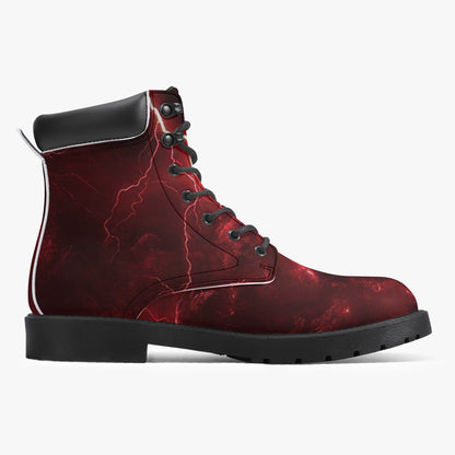 Red Thunder Leder Boots | Stylische und Warme Winterstiefel Boots JLR Design