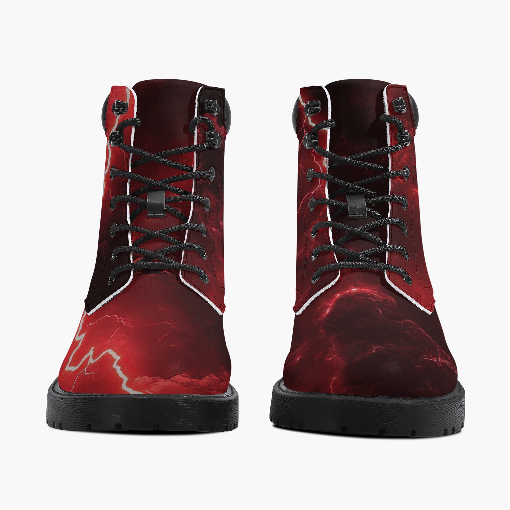 Red Thunder Leder Boots | Stylische und Warme Winterstiefel Boots JLR Design