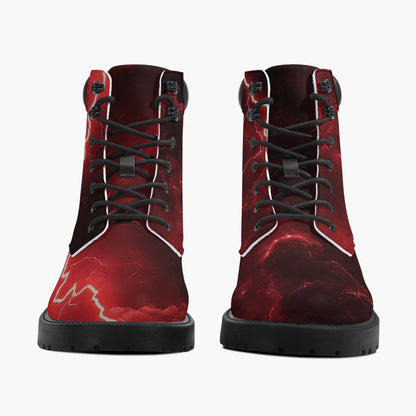 Red Thunder Leder Boots | Stylische und Warme Winterstiefel Boots JLR Design