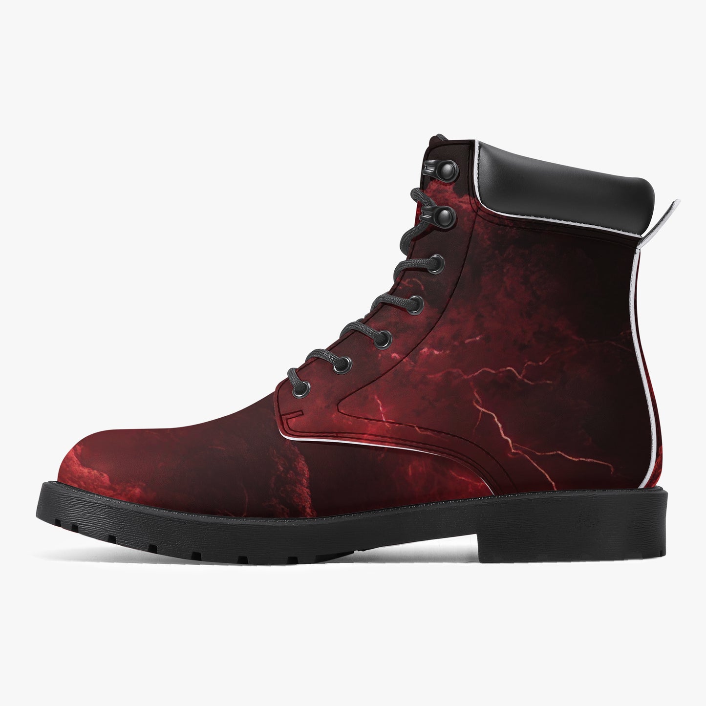Red Thunder Leder Boots | Stylische und Warme Winterstiefel Boots JLR Design